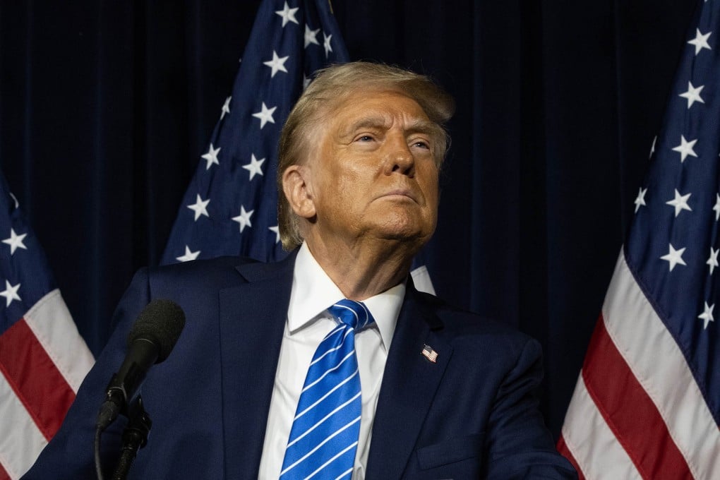 Donald Trump speaks at a news conference in Milwaukee in October 2024. Photo: TNS