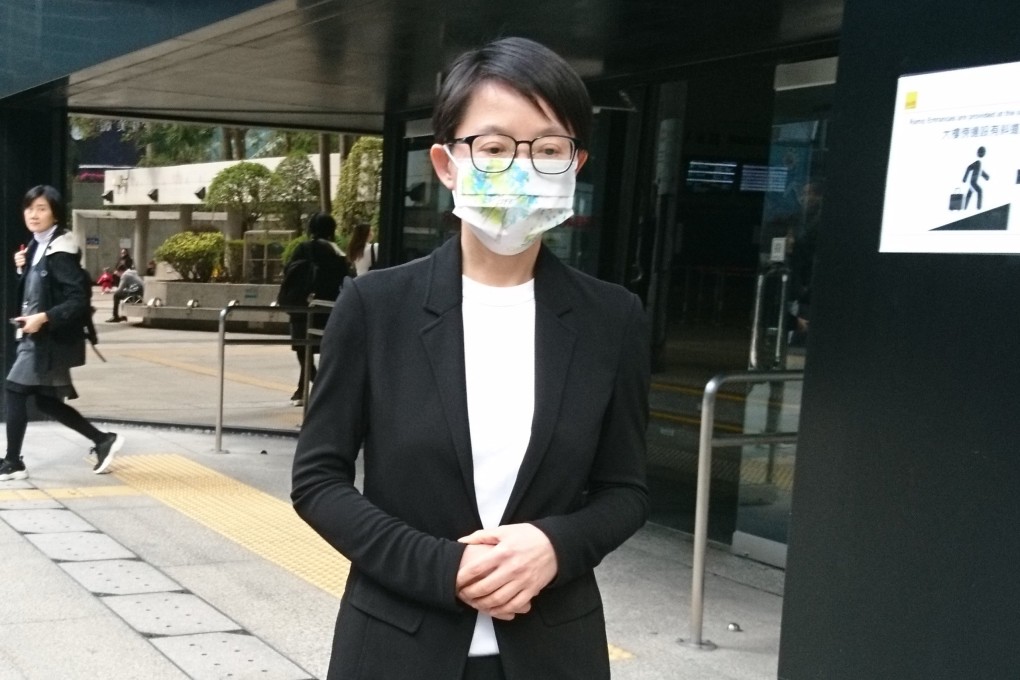 University of Hong Kong associate law professor Alice Lee leaves the District Court following her acquittal. Photo: Brian Wong