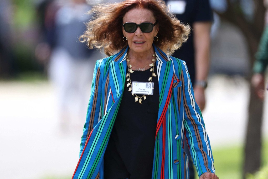 Diane von Furstenberg in 2023. The fashion designer reflects on her mother’s experiences in a German concentration camp, creating the wrap dress, and taking back control of her fashion business at the age of 78. Photo: AFP