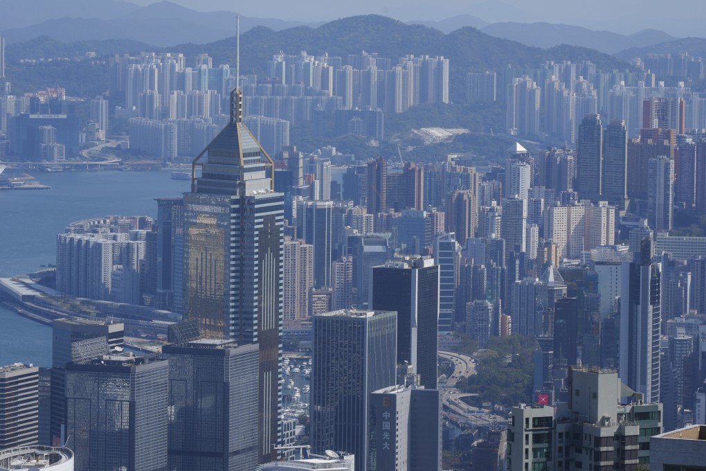 Hong Kong’s skyline with business area taken at The Peak on 4 February 2025. Photo: Sam Tsang