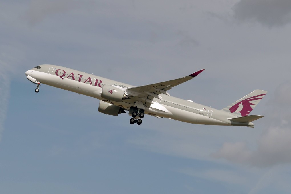 A Qatar Airways jet. File photo: AFP