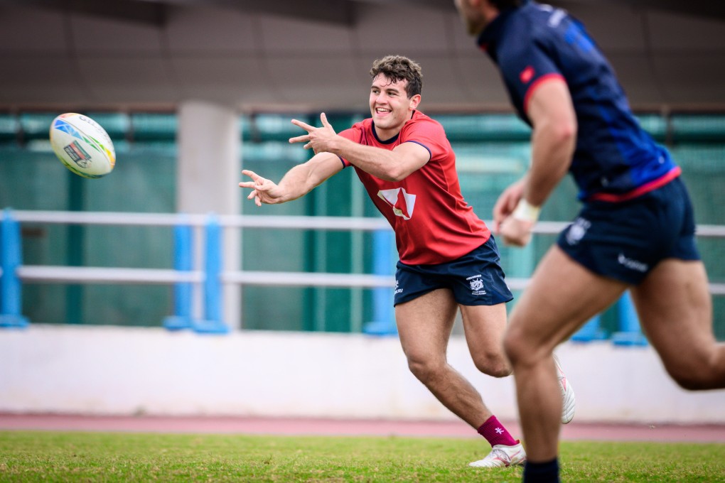 Matteo Avitabile, seen during training at Hong Kong Sports Institute, is raring to start the Challenger Series campaign. Photo: Hong Kong China Rugby