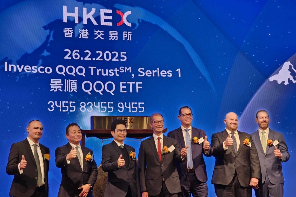 Invesco QQQ Trust makes its debut in Hong Kong on February 26, the first time the fund is traded outside North America. Photo: Enoch Yiu