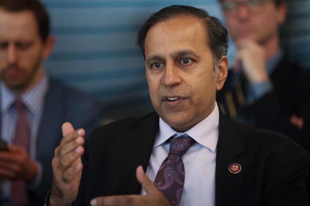 US congressman Raja Krishnamoorthi, an Illinois Democrat, is the ranking member of the US House Select Committee on Strategic Competition between the United States and the Chinese Communist Party. Photo: Reuters