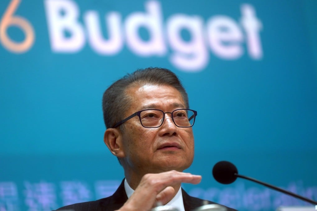 Financial Secretary Paul Chan meets the press after delivering his budget address on Wednesday. Critics said the absence of pay cuts for top officials gave a perception the administration was not committed to sharing economic hardships faced by residents. Photo: Elson Li