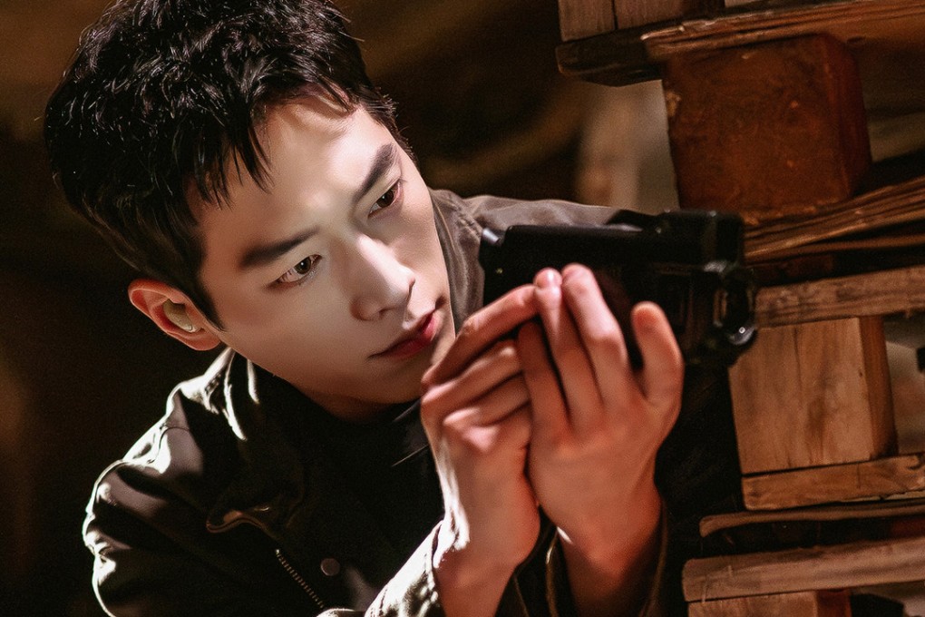 Seo Kang-joon as National Intelligence Service agent Jung Hae-sung, who is posted undercover in a high school, in a still from action comedy K-drama Undercover High School.
