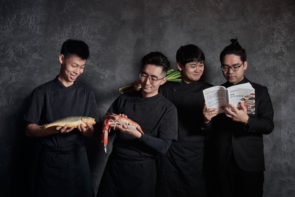 Chef Zinc Leung and his team. Photo: Sushi Zinc