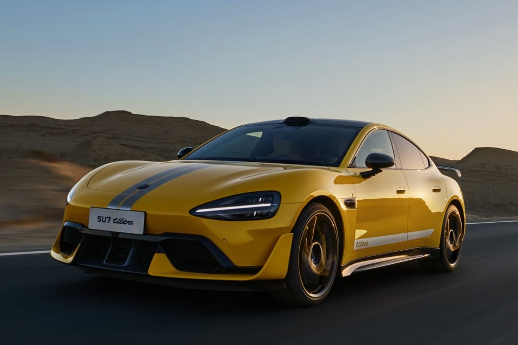 The Xiaomi SU7 Ultra EV has been available via presale since November with a price tag of US$112,000. Photo: Xiaomi