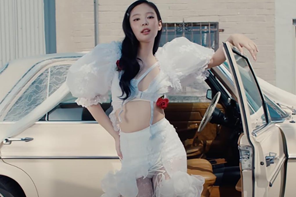 Jennie in a still from her Mantra music video. Korean internet users are divided over Jennie’s tracks, with some criticising her for being too feminist while others say her sexy clothing dilutes the music’s message. Photo: captured from Mantra music video