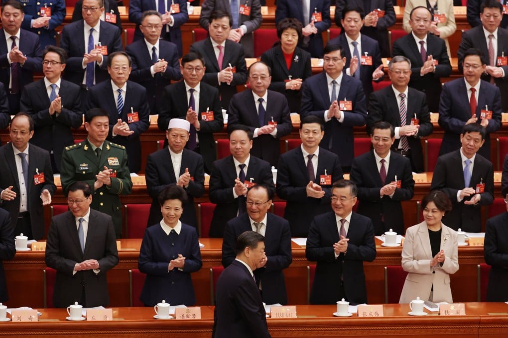 President Xi Jinping arrives at a CPPCC meeting in the Great Hall of the People during last year’s “two sessions” in Beijing. Photo: EPA-EFE