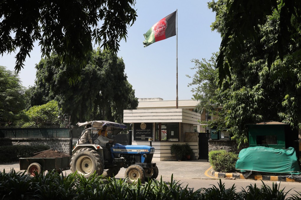 The Afghan embassy in New Delhi, India, in September 2023. Photo: EPA-EFE