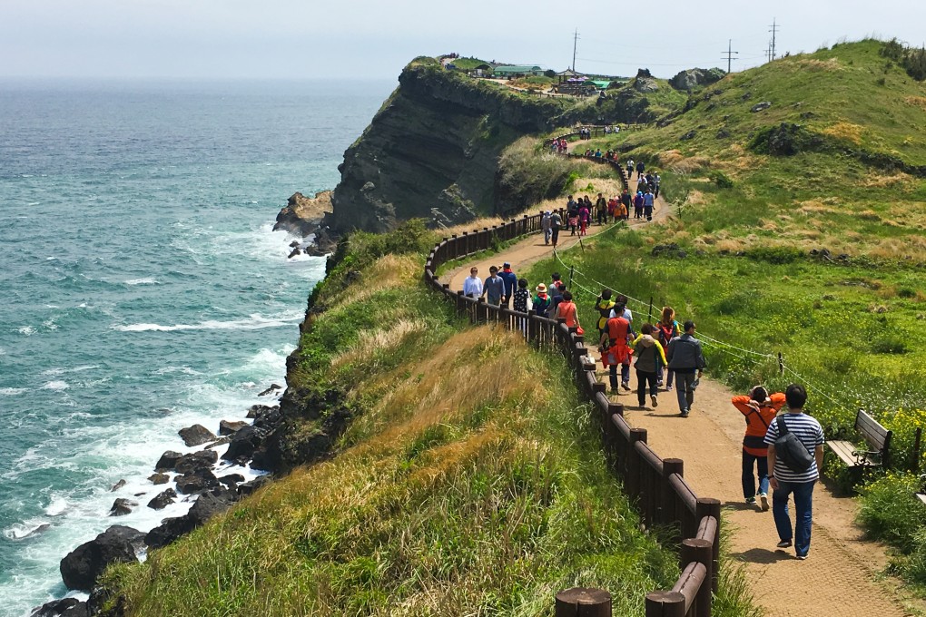 A walking trail on Jeju Island, South Korea. Photo: Shutterstock