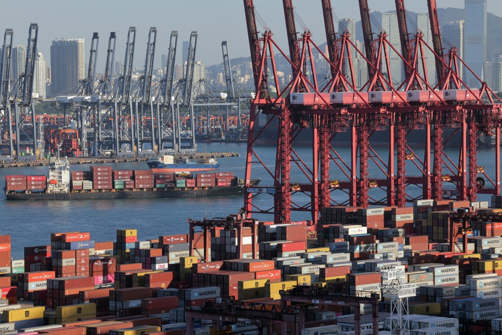 The Kwai Tsing container terminal in December 2023. Photo: Jelly Tse