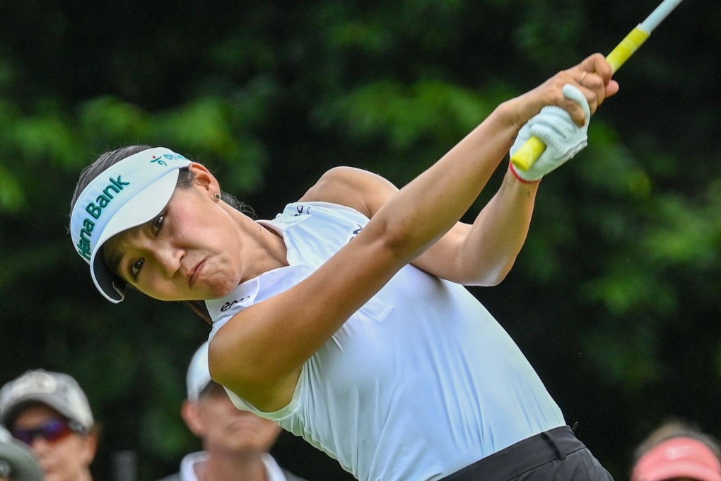 Lydia Ko of New Zealand on her way to a round-two 67 at the HSBC Women’s World Championship at Sentosa Golf Club. Photo: AFP