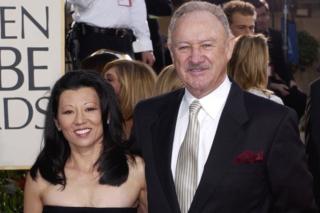 Gene Hackman and Betsy Arakawa arrive for the 60th Annual Golden Globe Awards in Beverly Hills in January 2003. Photo: AP