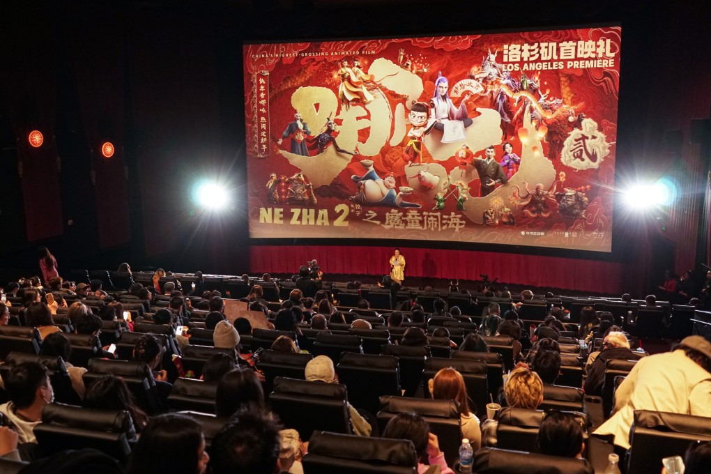 Audiences attend the North American premiere of Ne Zha 2 in Los Angeles on February 8, 2025. Photo: Xinhua