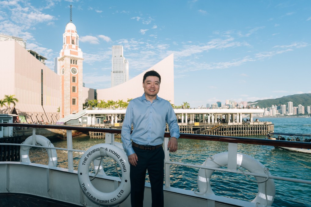 Ding Junhui attends the welcoming ceremony for the World Grand Prix in Hong Kong on Sunday. Photo: World Snooker Grand Prix 2025