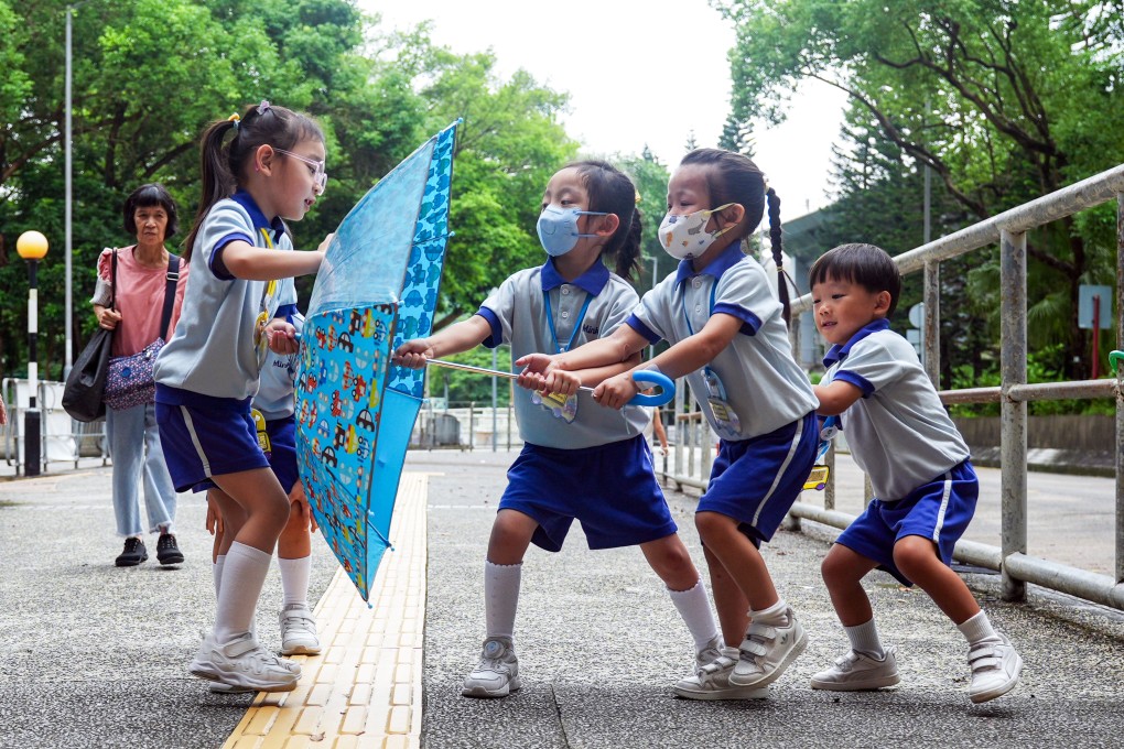 Twenty-nine kindergartens in Hong Kong closed down before the start of the current school year, the largest number of closures in more than a decade. Photo: Eugene Lee