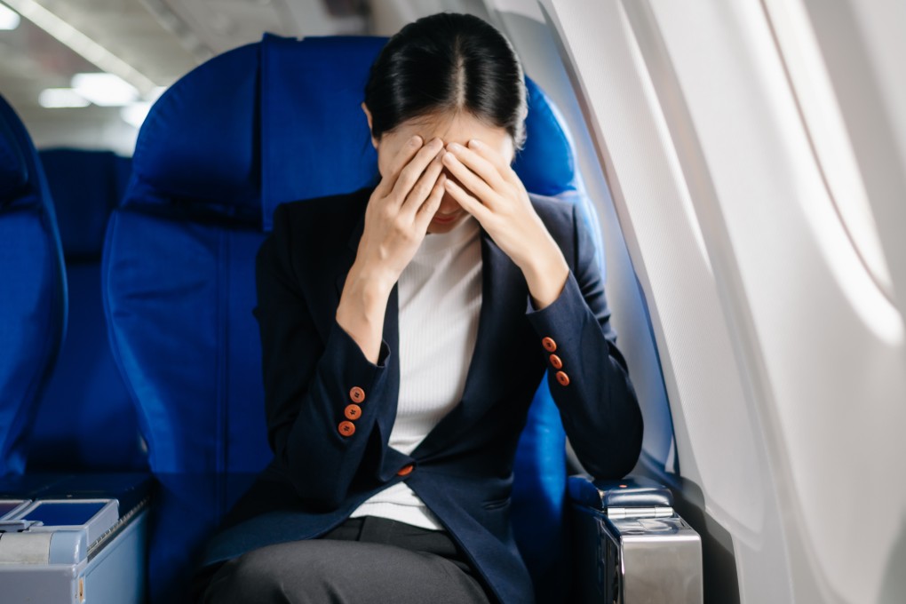 When you are worrying about a mid-air plane crash, how do you keep calm on a flight? Five tips for how to stop feeling anxious. Photo: Getty Images
