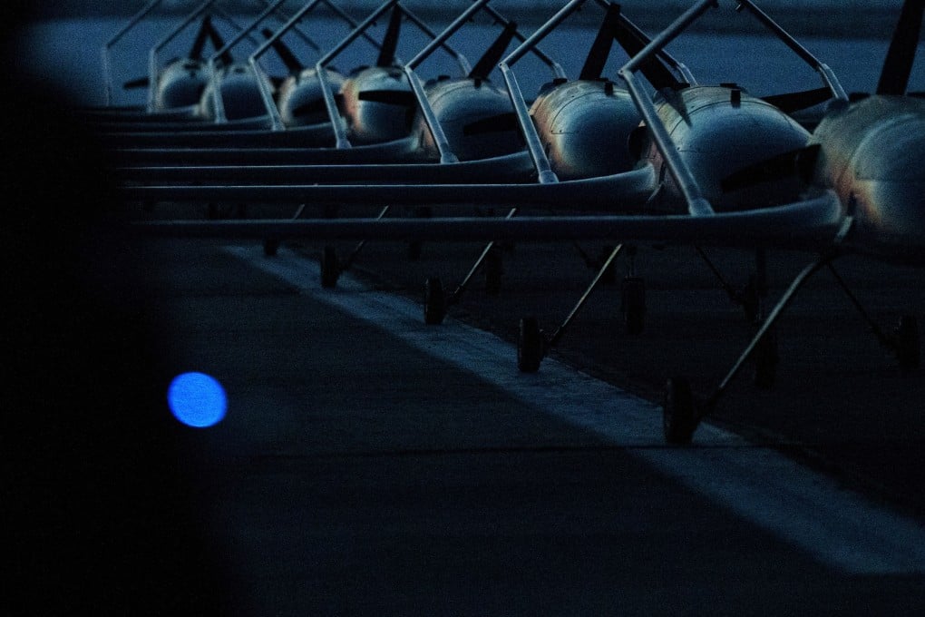 Ukrainian long-range drones before takeoff in undisclosed location. Photo: AP