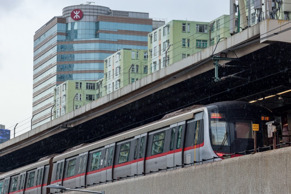 A train arrives at Kowloon Bay MTR station. Photo: Jelly Tse