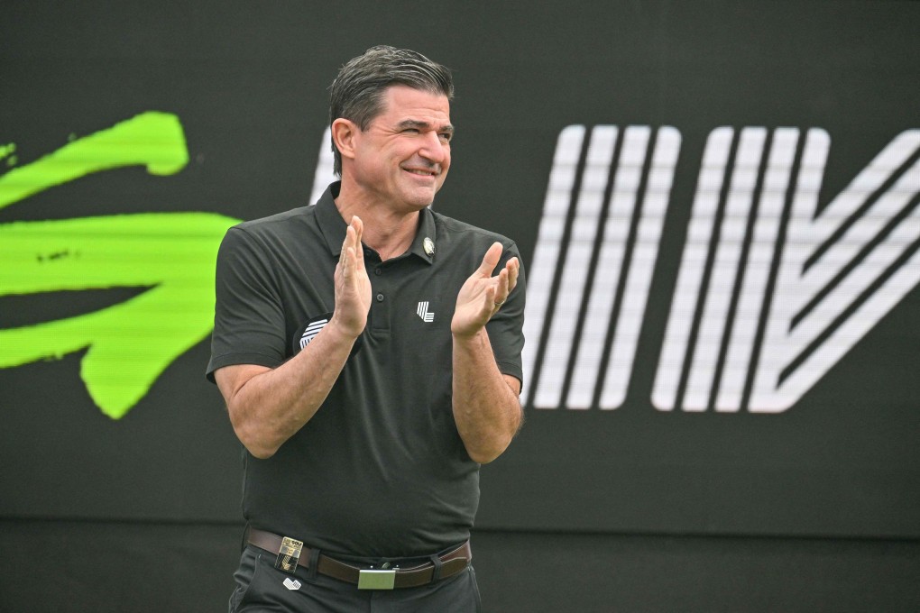LIV Golf CEO Scott O’Neil was optimistic about the future for his league. Photo: AFP