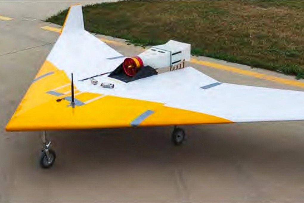 The Chinese drone that is powered by a vector engine with dual synthetic jet technology. Photo: National University of Defence Technology
