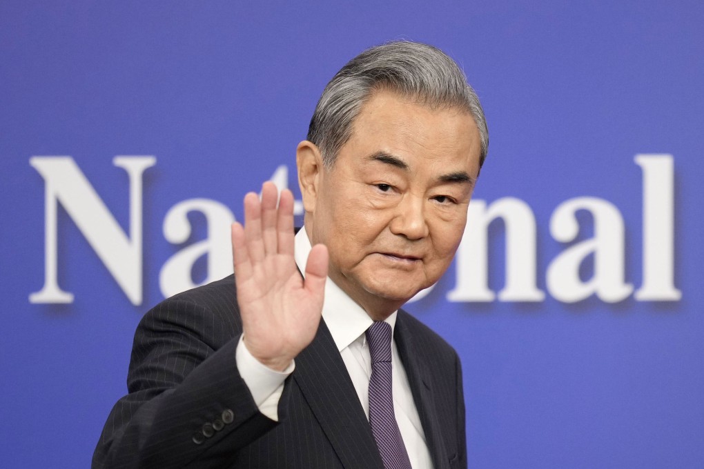 China’s top diplomat, Wang Yi, said at a news conference that China was a stabilising force in the world. Photo: Kyodo