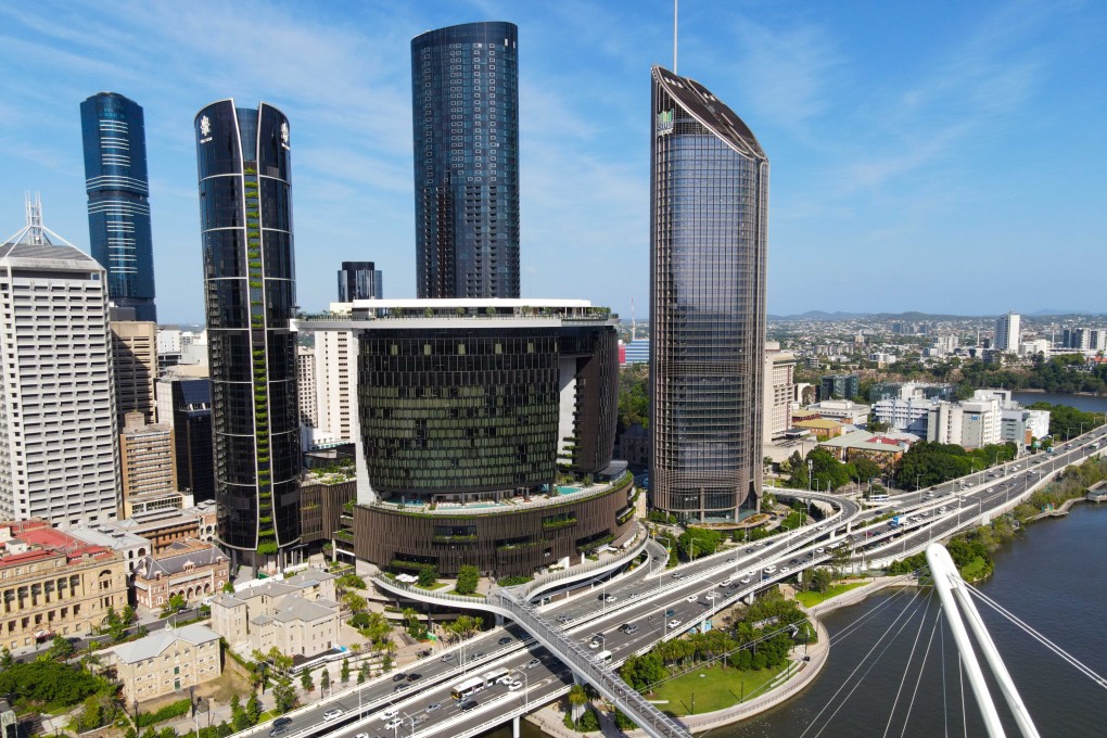 A view of Brisbane, Queensland, Australia, including the Queen’s Wharf Brisbane complex, on January 21, 2025. Photo: Shutterstock