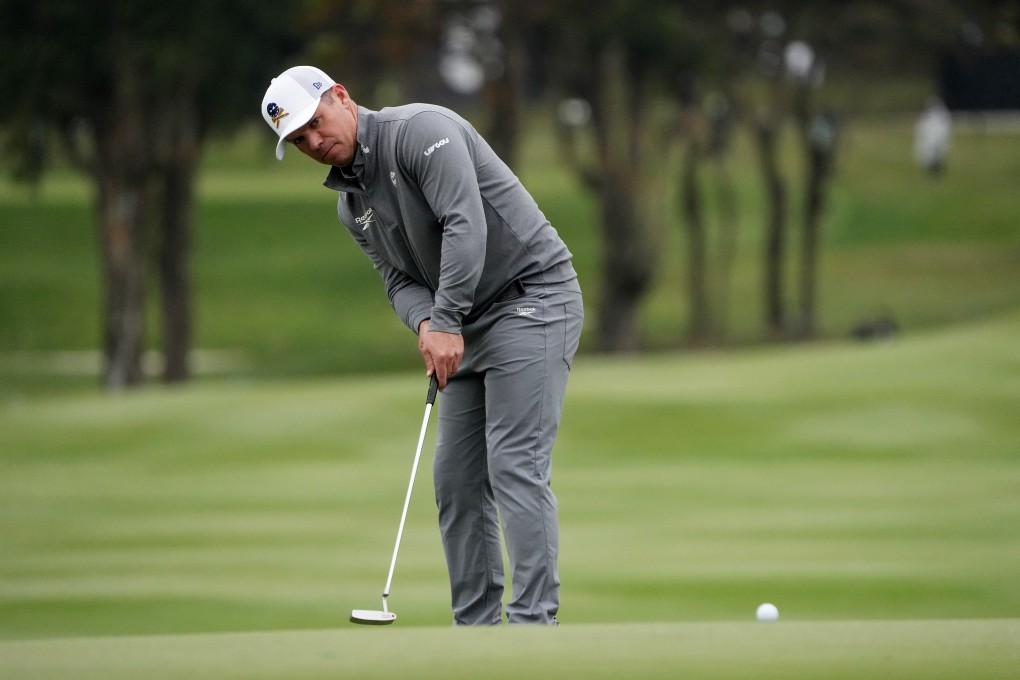Paul Casey in action during the first round of LIV Golf Hong Kong on Friday. Photo: Elson Li