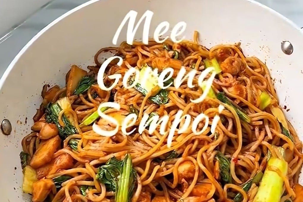 A mee goreng dish prepared by Malaysian TikTok creator Wanwa.house. Photo: TikTok/wanwa.house