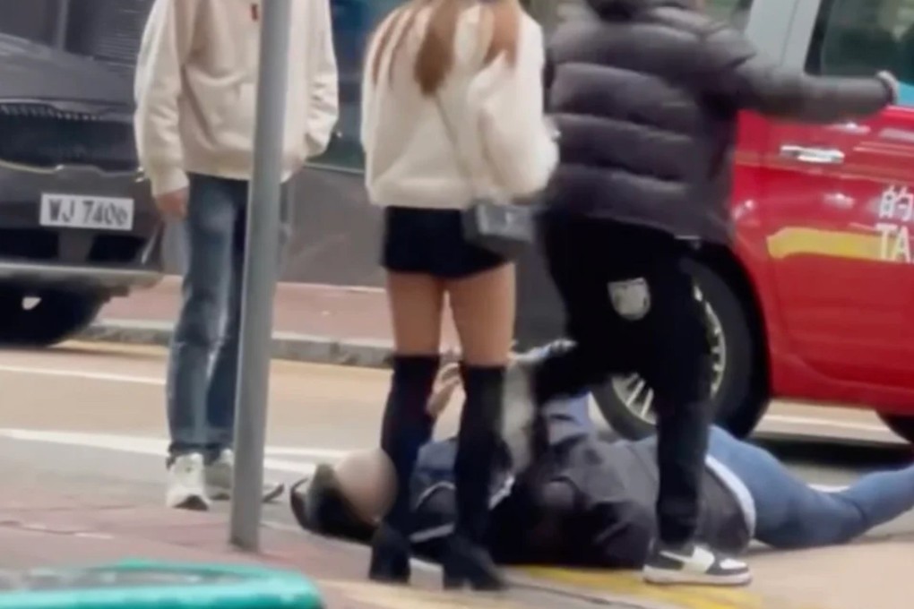 A Hong Kong taxi driver has been attacked by four people. Photo: Facebook/Kitty Chau