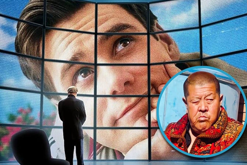 A mentally disabled Chinese man has become an unwitting online influencer after villagers set up a series of cameras to record his daily life. Photo: SCMP composite/YouTube/Douyin