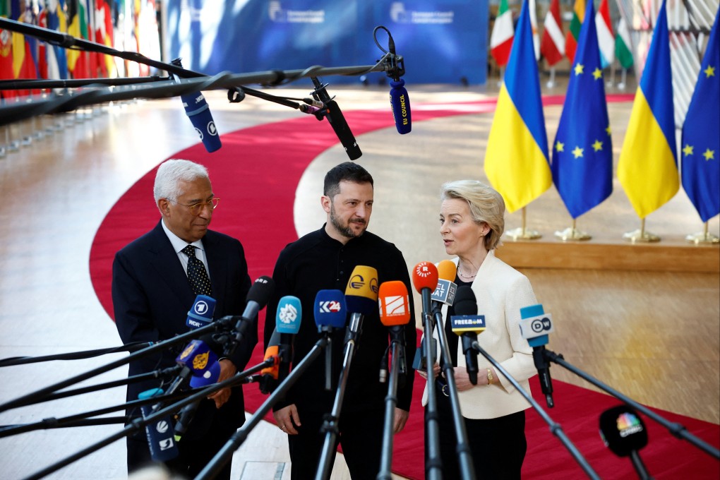 We are not alone': Zelensky thanks Europe at crisis summit | South China  Morning Post