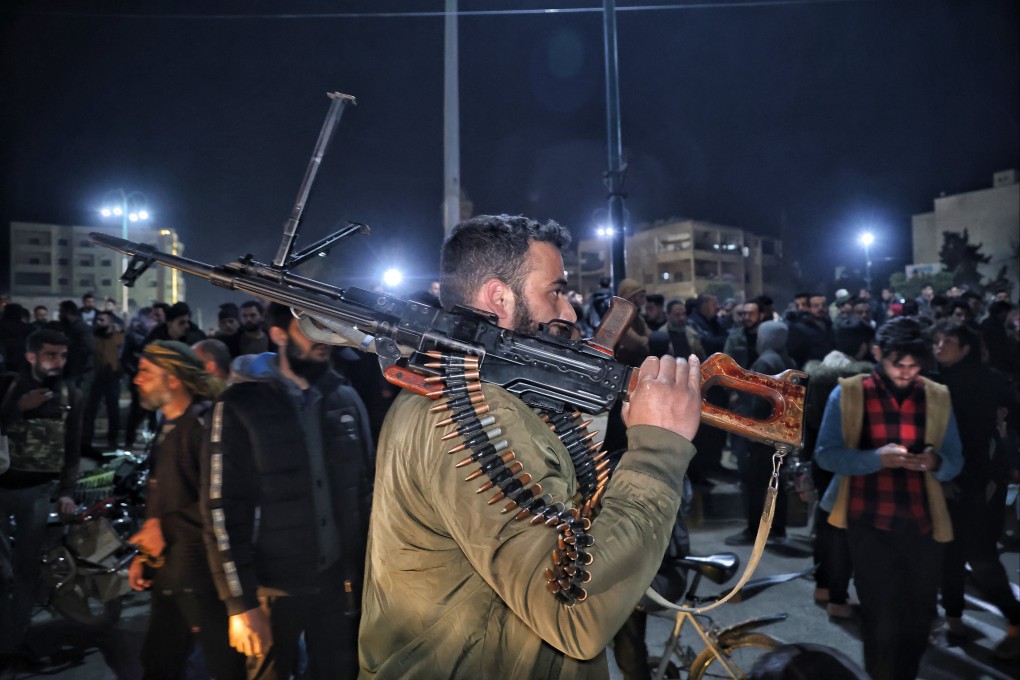 Syrians hold a rally to declare a general mobilisation following attacks against Syrian security forces. Photo: EPA-EFE