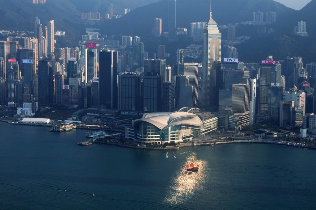 Hong Kong’s city skyline. Beijing’s top man in Hong Kong has called on the city to capitalise on the institutional advantages of the one country, two systems model. Photo: Sam Tsang