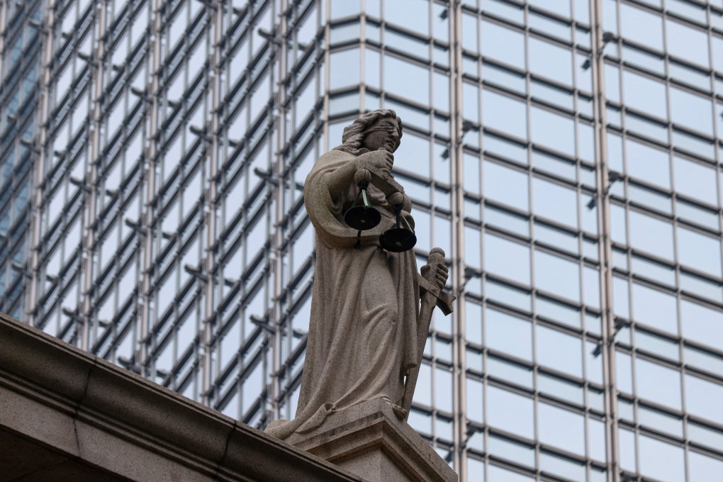 A statue of Lady Justice at the Court of Final Appeal in Hong Kong. Photo: Reuters