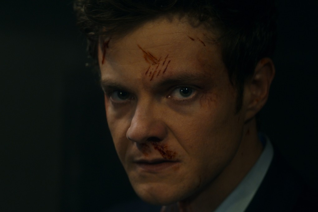 Jack Quaid as Nate in a still from Novocaine (category IIB), directed by Dan Berk and Robert Olsen. Amber Midthunder and Ray Nicholson co-star. Photo: Paramount Pictures.