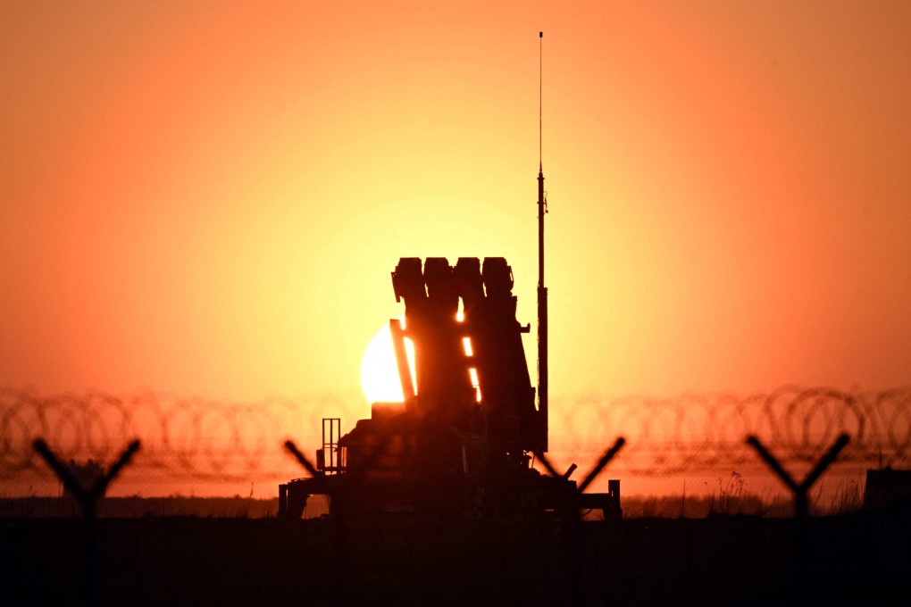 A Patriot air defence system is seen  at the Rzeszow-Jasionka airport in southeast Poland on Thursday. Photo: AFP