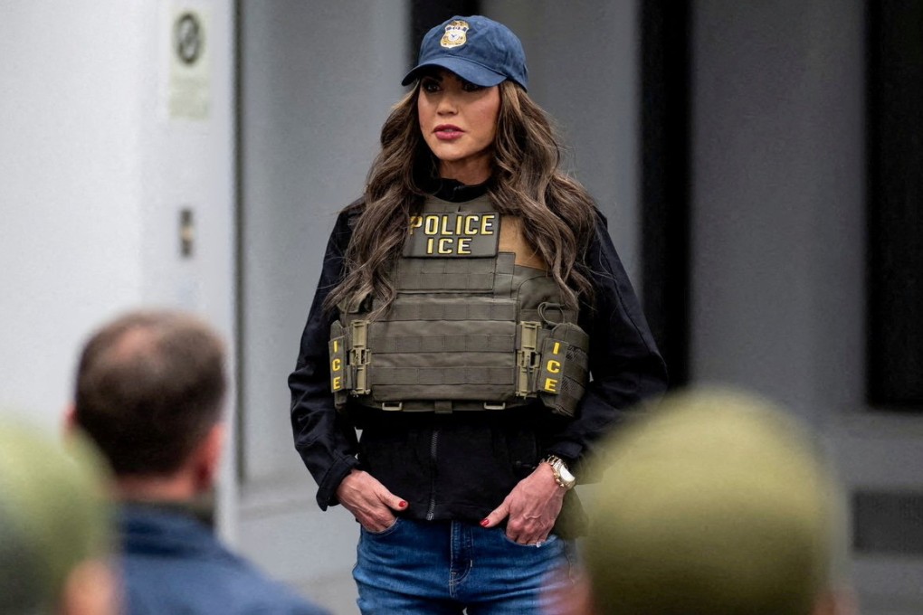 US Department of Homeland Security Secretary Kristi Noem. Photo: X/@Sec_Noem via Reuters