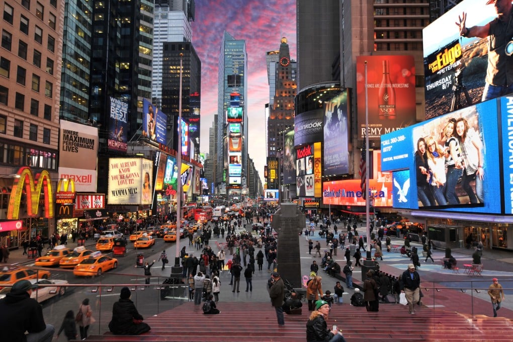 New York’s Times Square is now a dining destination, with a string of restaurants and cocktail bars having opened recently. Photo: TNS