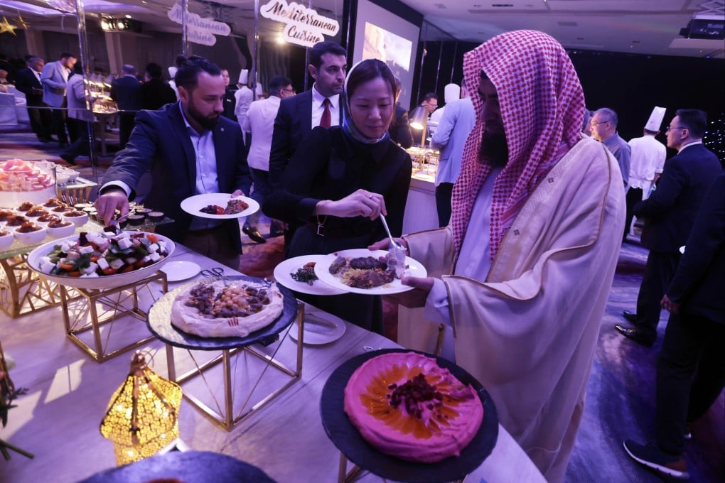 Mufti Muhammad Arshad, chief imam of Hong Kong, at a Ramadan iftar dinner at The Mira hotel in Tsim Sha Tsui on March 4. Photo: Jonathan Wong