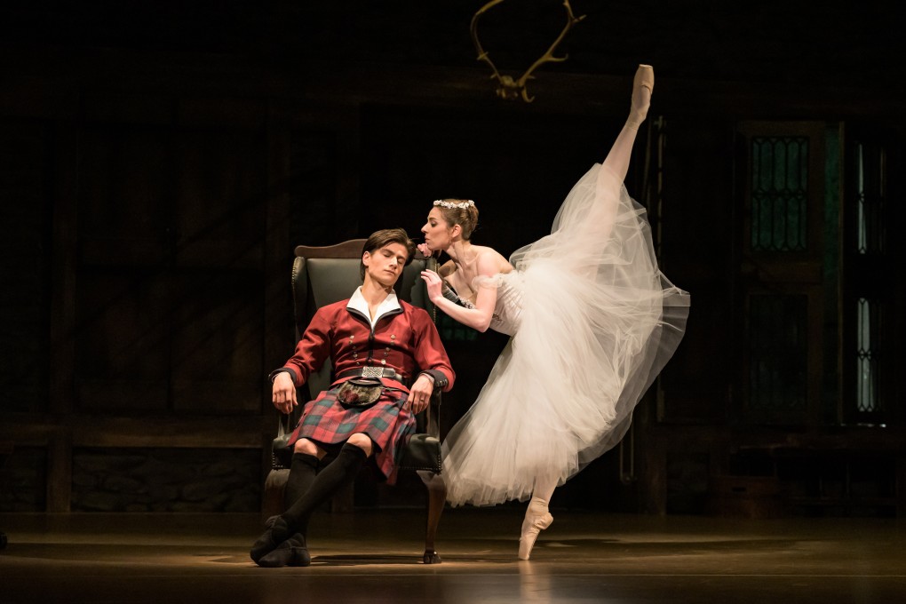 A scene from Czech National Ballet’s La Sylphide, performed at the Grand Theatre, Hong Kong Cultural Centre as part of the 53rd Hong Kong Arts Festival on March 6, 2025. Photo: Aya Erivan