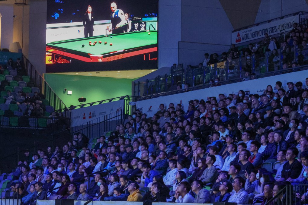 Stuart Bingham plays Neil Robertson in Sunday’s final at Kai Tak Arena. Photo: Dickson Lee