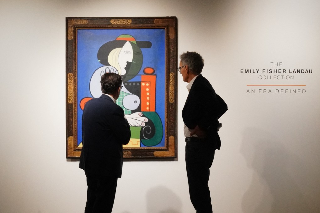 The value of Picassos auctioned in 2024, a bellwether of the art market, was US$223 million compared to US$597 million a year earlier, when one of the big-ticket sales was of the Spanish artist’s Femme á la montre (above) at Sotheby’s. Photo: AFP