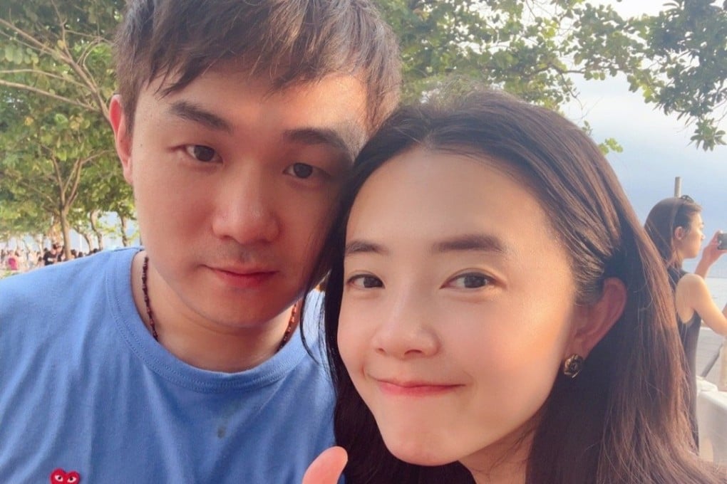 South Korea table tennis star Jeon Ji-hee and her husband Xu Ke. Photo: Weibo/ 田志希