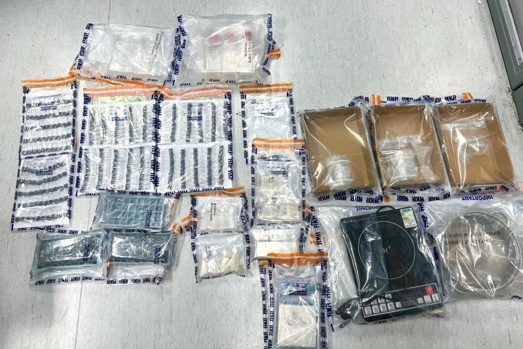 Police have seized 510 millilitres of etomidate, a space oil ingredient that was classified as a dangerous drug last month. Photo: Handout