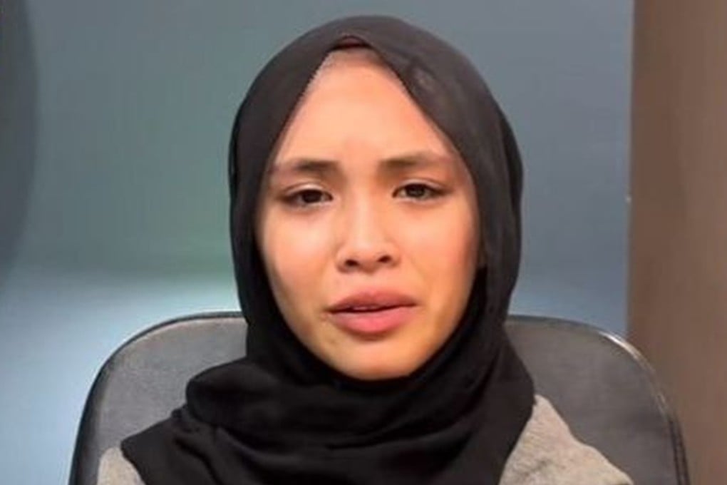 Nur Athira Najwa, sister of the 18-year-old driver involved in a fatal accident that killed three teenaged motorcyclists in Malaysia. Photo: Handout