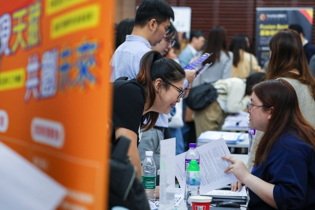 Mainland talent at the Hong Kong Top Talent Recruitment Autumn Fair 2024. Photo: Fan Chen