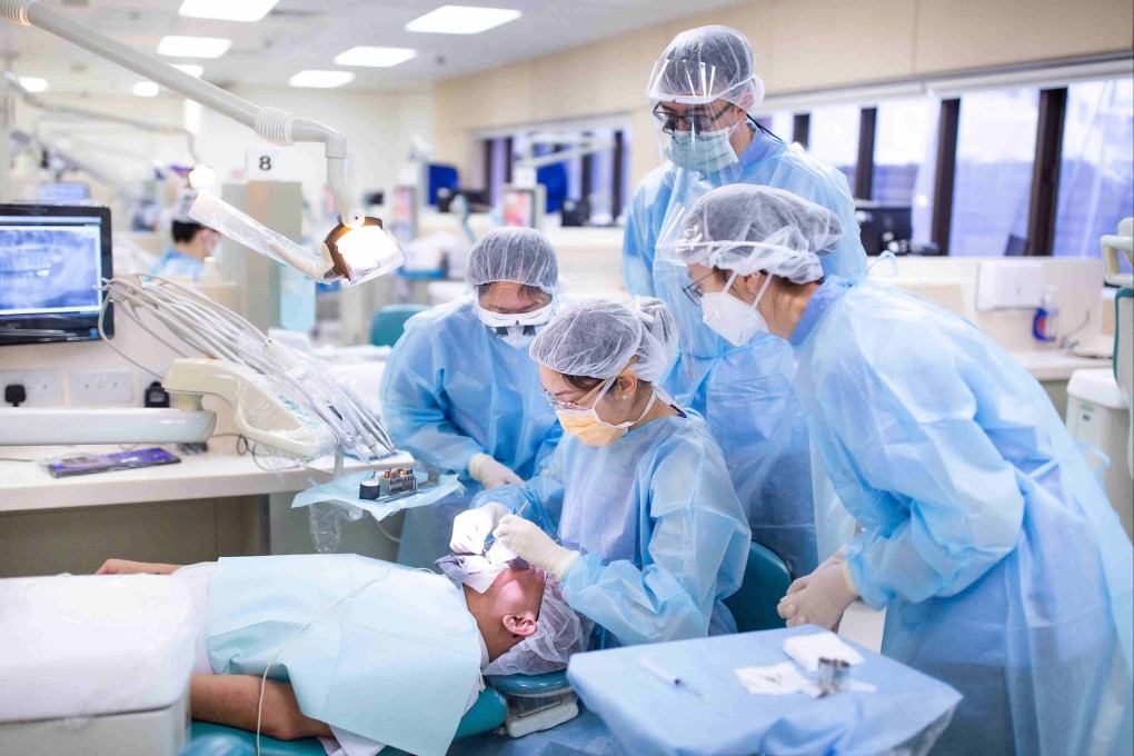 Students at the University of Hong Kong’s of Faculty of Dentistry. Photo: HKU
